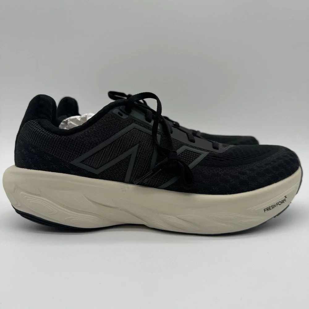 New Balance Fresh Foam X 1080v14 Black Grey Running Shoes Men's Size 10